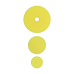 Полировальный круг комплект - полутвердый 75мм/54мм/34мм- желтый Au-33509E Autech