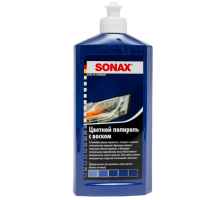 Цветной полироль с воском (Синий) Sonax Nano Pro 0.5л.